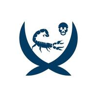 Scorpion icon and symbol vector template