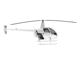 White aircraft isolated on transparent background. 3d rendering - illustration png