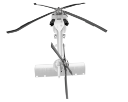 blanco aeronave aislado en transparente antecedentes. 3d representación - ilustración png