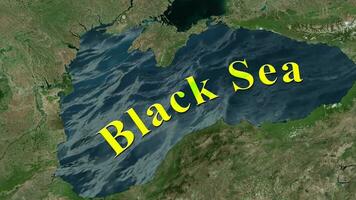 Black Sea Map video