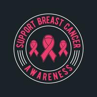 Breast cancer awareness month t shirt design, hoodie design. vector