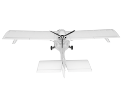 blanc avion isolé sur transparent Contexte. 3d le rendu - illustration png