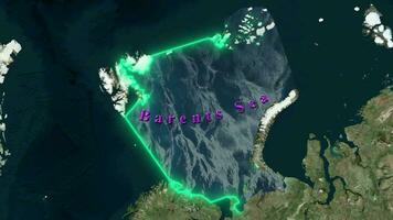 barents mer carte video