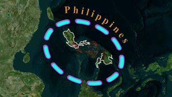 Filipinas mapa . video