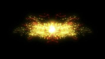 Abstract modern minimalism motion design with a particle background. video