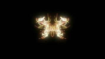 Abstract modern minimalism motion design with a particle background. video