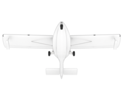 blanco aeronave aislado en transparente antecedentes. 3d representación - ilustración png