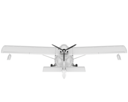 vit flygplan isolerat på transparent bakgrund. 3d tolkning - illustration png