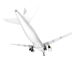 bianca aereo isolato su trasparente sfondo. 3d interpretazione - illustrazione png