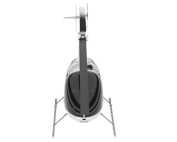 blanc avion isolé sur transparent Contexte. 3d le rendu - illustration png