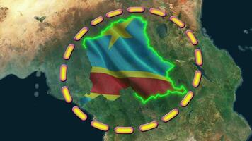 Democratic Republic of the Congo Flag video
