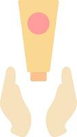 Hand Cream Vector Icon Design