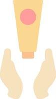 Hand Cream Vector Icon Design