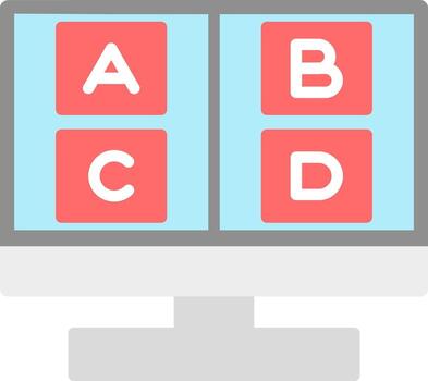 diseño de icono de vector de computadora