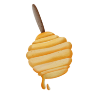 illustration av söt honung bi png