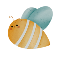 illustration of cute bees png