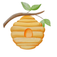 Illustration von süß Bienenwabe png