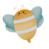 illustration of cute bees png