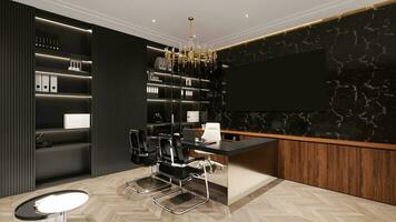 From Dull to Dynamic Simple Office Interior Design Tips That Work 3D rendering photo