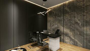 Stay Ahead of the Game How Innovative Office Interior Design Can Give You an Edge 3D rendering photo