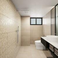 Small Bathroom, Big Style Creative Design Ideas for Your Space 3D rendering photo