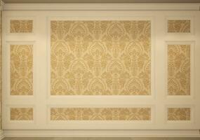 Textured Elegance Exploring Background Interior Designs with Abstract Patterns 3D rendering photo