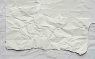 photo white crumpled paper texture background design space white tone