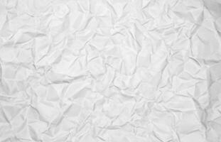 Photo view of crinkled paper texture background