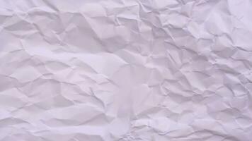 Crumpled white paper photo