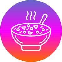 Minestrone Soup Vector Icon Design