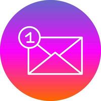 diseño de icono de vector de correo