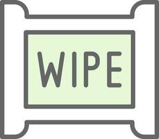 Makeup Wipes Vector Icon Design