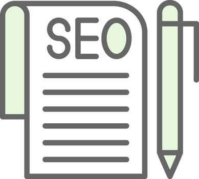 Script Vector Icon Design