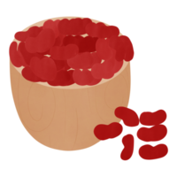 Red been organic png