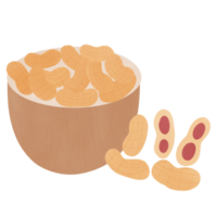 Organic health peanuts png