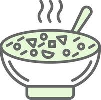 Minestrone Soup Vector Icon Design