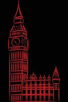 Big Ben illustration vector