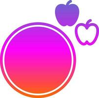 Apple Pie Vector Icon Design
