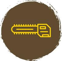 Chainsaw Vector Icon Design