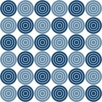 Navy blue circle pattern. Circle vector seamless pattern. Decorative element, wrapping paper, wall tiles, floor tiles, bathroom tiles.