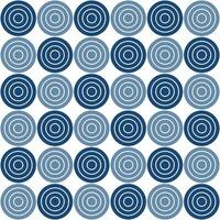 Navy blue circle pattern. Circle vector seamless pattern. Decorative element, wrapping paper, wall tiles, floor tiles, bathroom tiles.