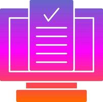 Desktop Computer Vector Icon Design