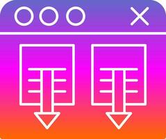 Web Browser Vector Icon Design