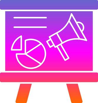 Presentation Vector Icon Design