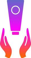 Hand Cream Vector Icon Design
