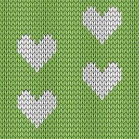 Light green background and white knitted pattern. knitted vector pattern. Seamless gradient pattern for clothing, wrapping paper, backdrop, background, gift card.
