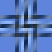 Check tartan texture of textile pattern fabric with a plaid background vector seamless.