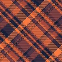 Seamless pattern vector of fabric texture background with a plaid check tartan textile.