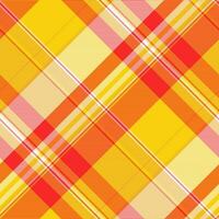 Pattern seamless fabric of tartan plaid check with a background texture textile vector. vector