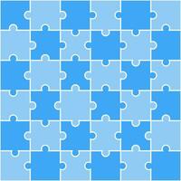 Blue jigsaw pattern. jigsaw line pattern. jigsaw seamless pattern. Decorative elements, clothing, paper wrapping, bathroom tiles, wall tiles, backdrop, background. vector